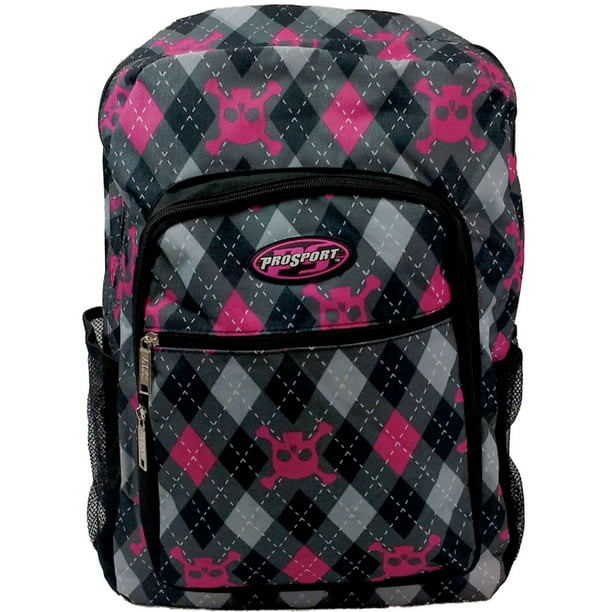 Argyle And Skull Backpacks Travel Laptop Daypack School Bags for Teens Men Women 